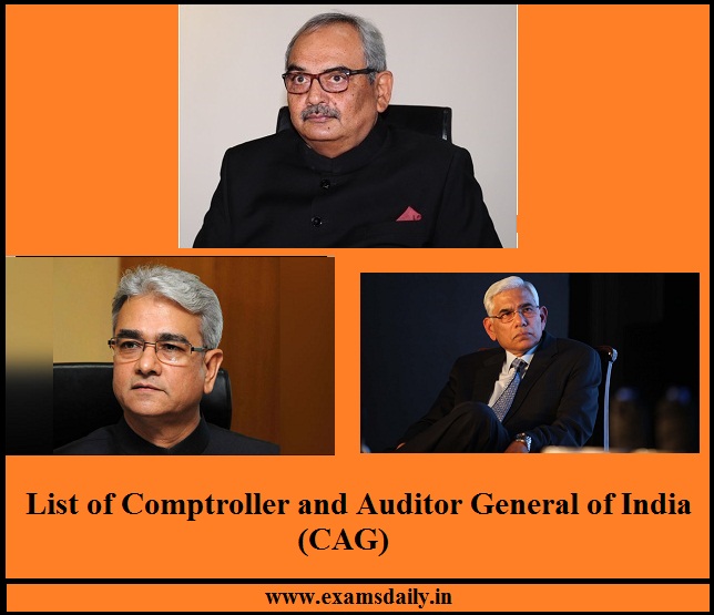 List of Comptroller and Auditor General of India(CAG)