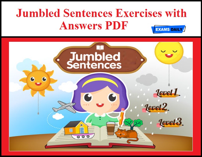 jumbled sentences exercises with answers pdf