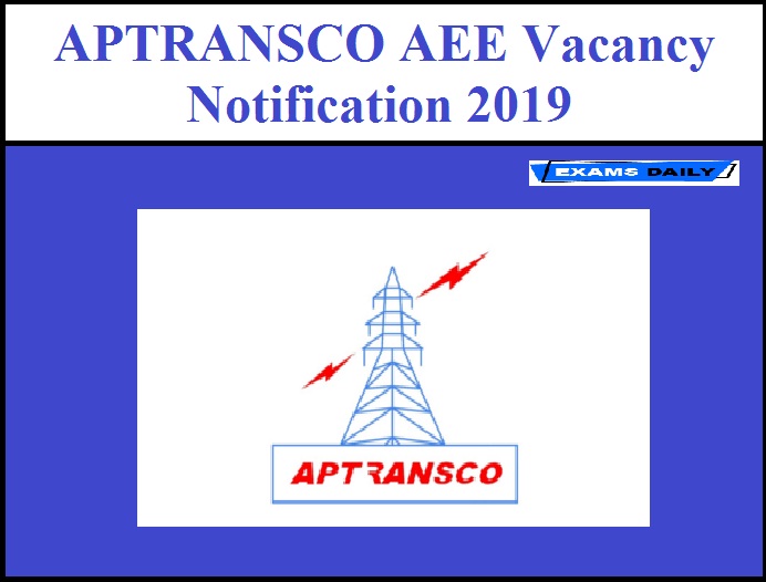 Aptransco Assistant Executive Engineer Aee Notification 2019