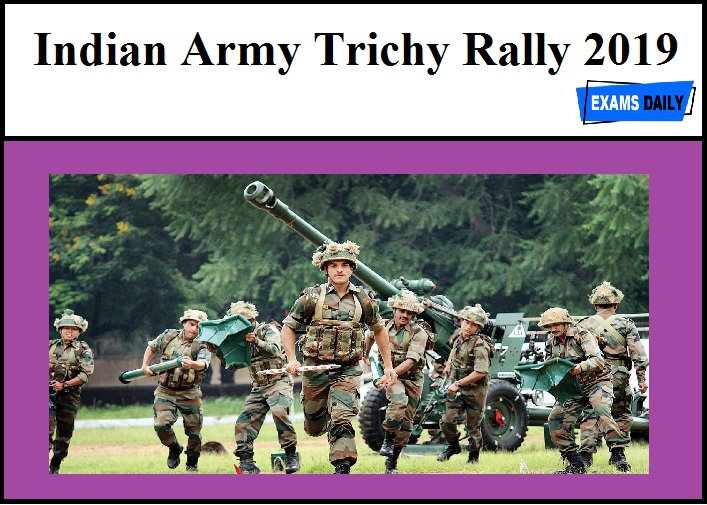 Indian Army Trichy Rally 2019