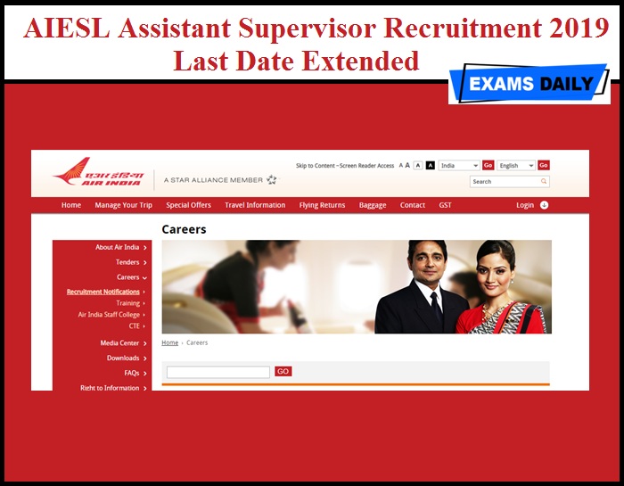AIESL Assistant Supervisor Recruitment 2019 – Last Date Extended