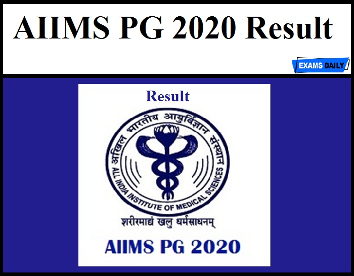 AIIMS PG 2020 Result