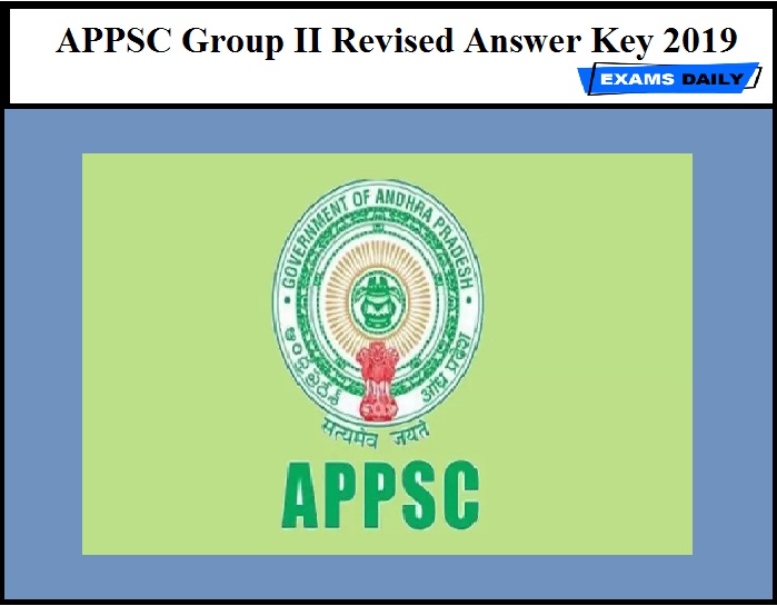 APPSC Group II Revised Answer Key 2019 Released