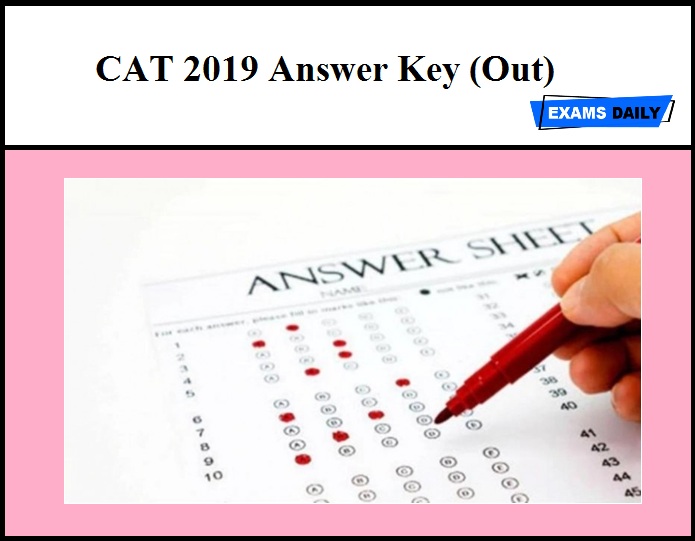 CAT 2019 Answer Key (Out)