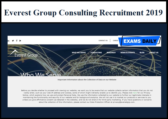 Everest Group Consulting Recruitment 2019