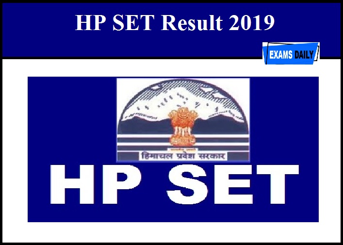 HP SET Result 2019