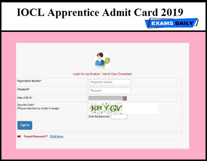 IOCL Apprentice Admit Card 2019 Released – Download Exam Date