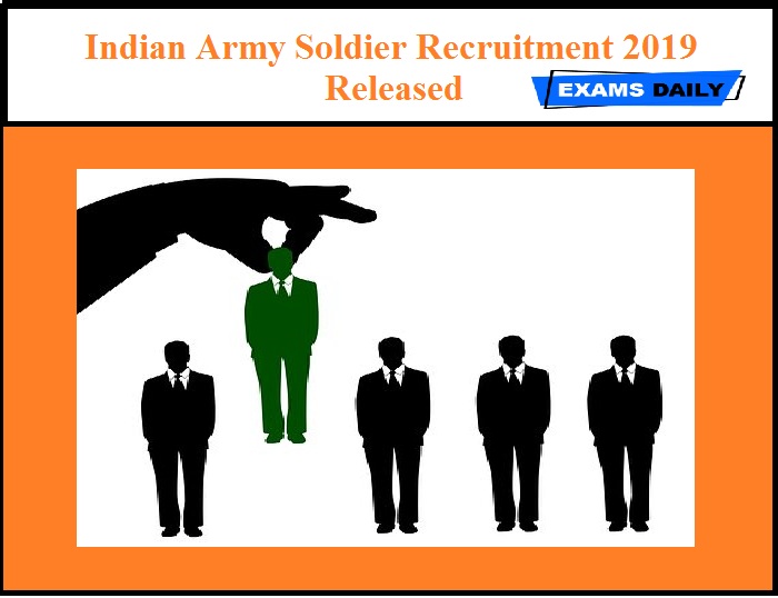 Indian Army Silchar Soldier Recruitment 2019 Released – Apply Online