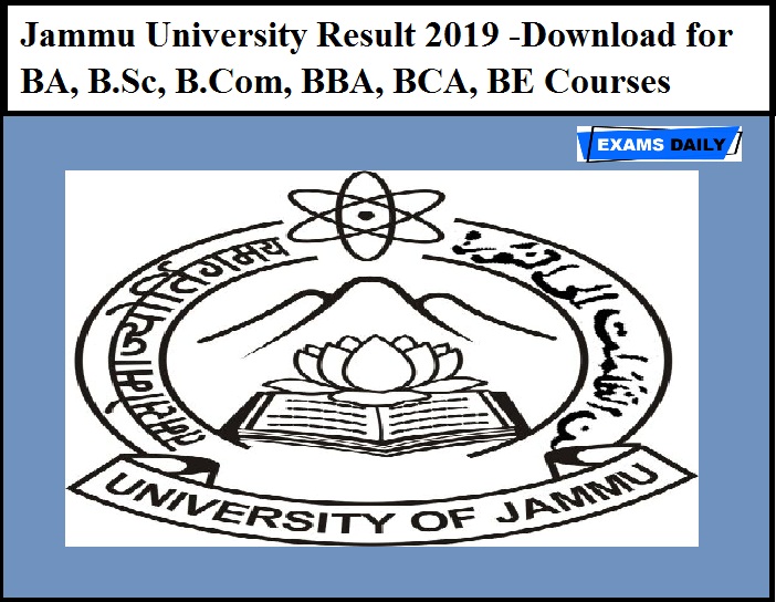 Jammu University Result 2019 Released