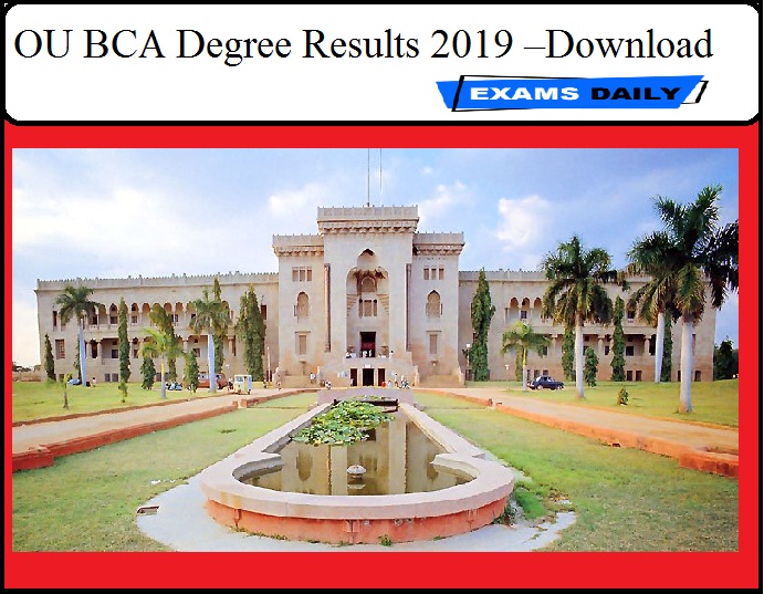 OU BCA Degree Results 2019