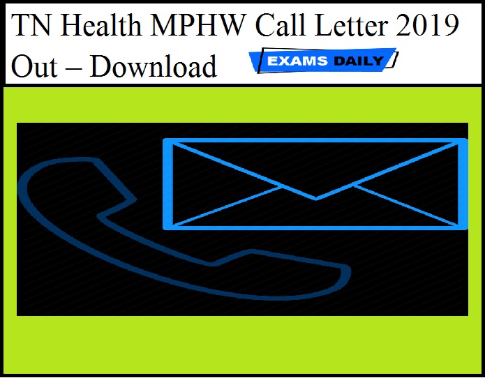 TN Health MPHW Call Letter 2019 Out – Download