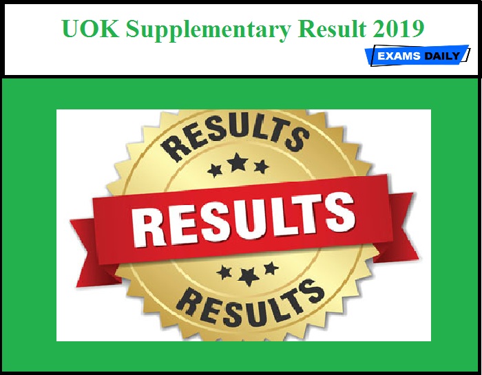 UOK Supplementary Result 2019