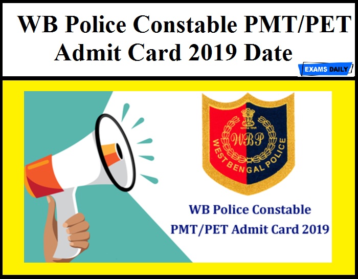 WB Police Constable Admit Card 2019
