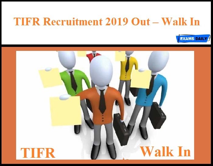 tifr recruitment 2019
