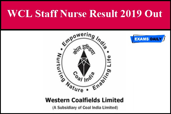 WCL Staff Nurse Result 2019 Out