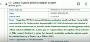 Rrb Ntpc Group D 2020 Exam Date News Replay By Rti