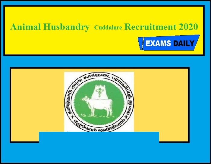 TNAHD Cuddalore Recruitment 2020 Out – Apply Office Assistant, Office  Attendant and Driver Job