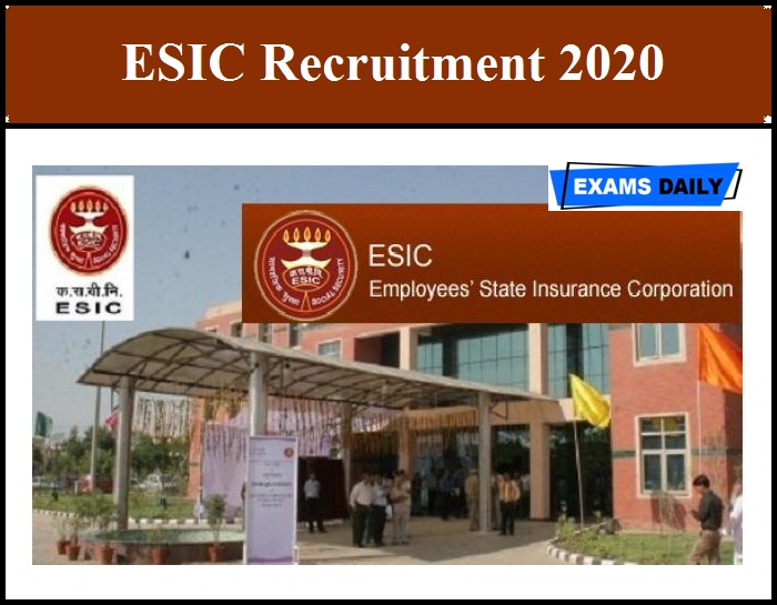 ESIC Recruitment 2020 (Out) – 62 Senior & Junior Resident Vacancy