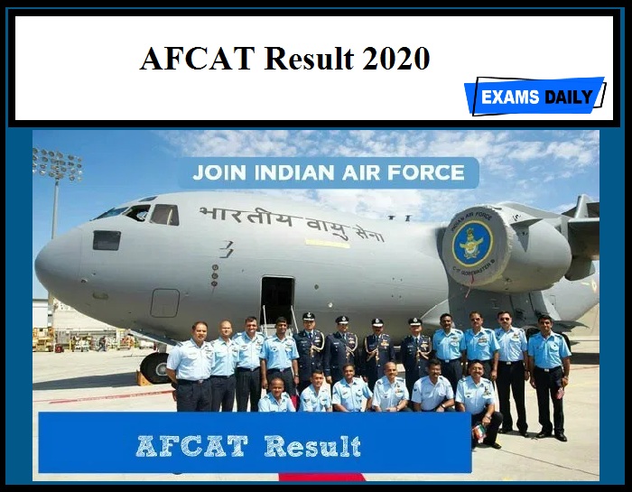 AFCAT Result 2020 – Check Details Here