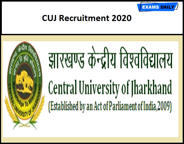 CUJ Recruitment 2020 (Out) – 46 Faculty Vacancy