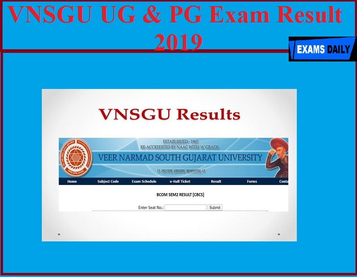 Vnsgu Degree Certificate - Welcome to Veer Narmad South ...