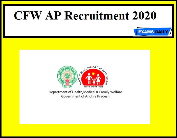 CFW AP Recruitment 2020