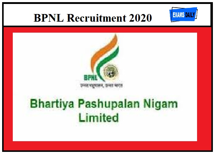 BPNL Recruitment 2020 Out – Various Vacancies &Check Details Apply Here !!!