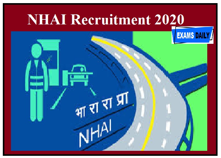 NHAI Recruitment 2020 Out – Apply For Assistant Advisor & Download Application Form Here!!!