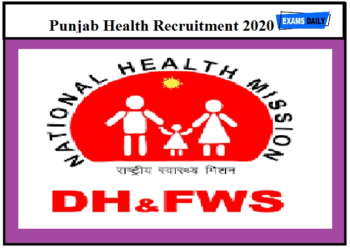 Punjab Health Recruitment 2020 out –323Vacancies&MO& Last Chance Apply Online Direct link Available Here!!!