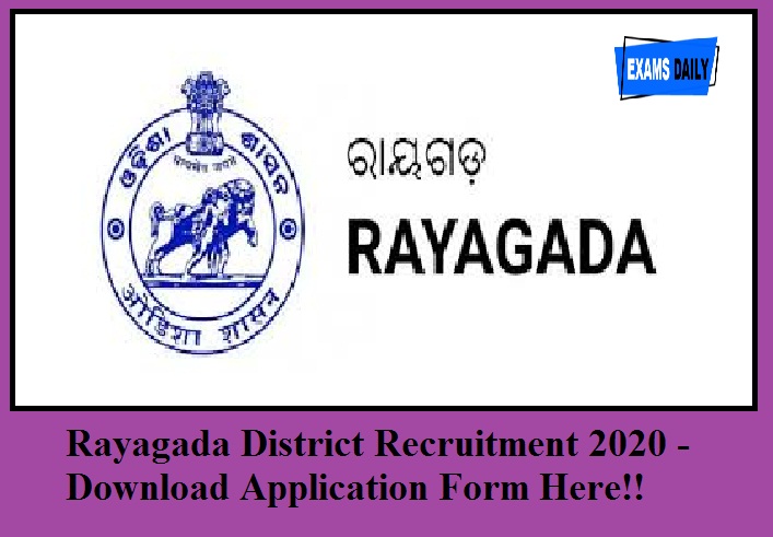 Rayagada District Recruitment 2020 Out –For Staff Nurse/ Pharmacist ||Download Application Form Here!!!!