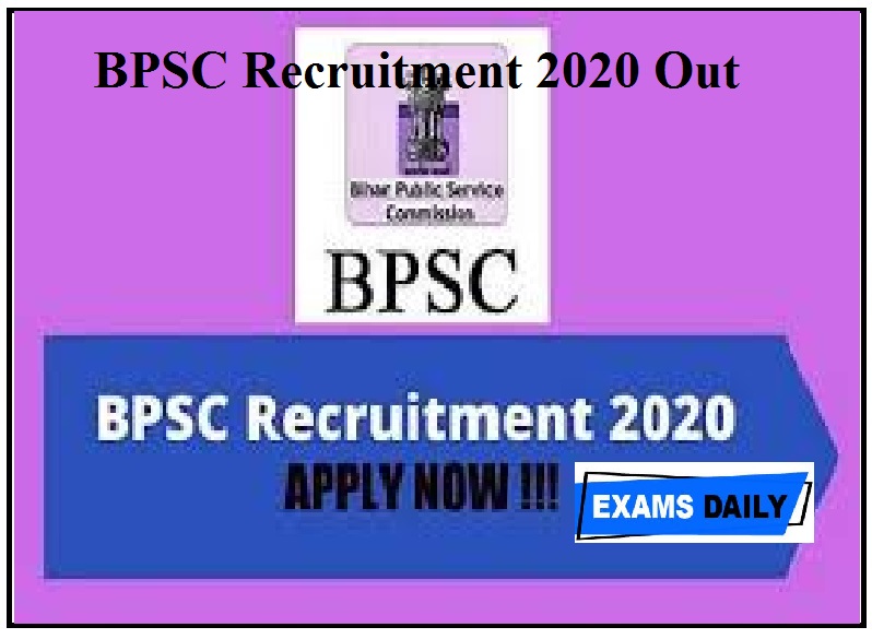 BPSC Recruitment 2020 Out – Apply Online For Lecturer Posts