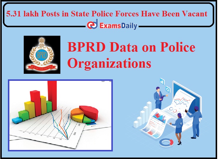 5.31 lakh Posts in State Police Forces Have Been Vacant