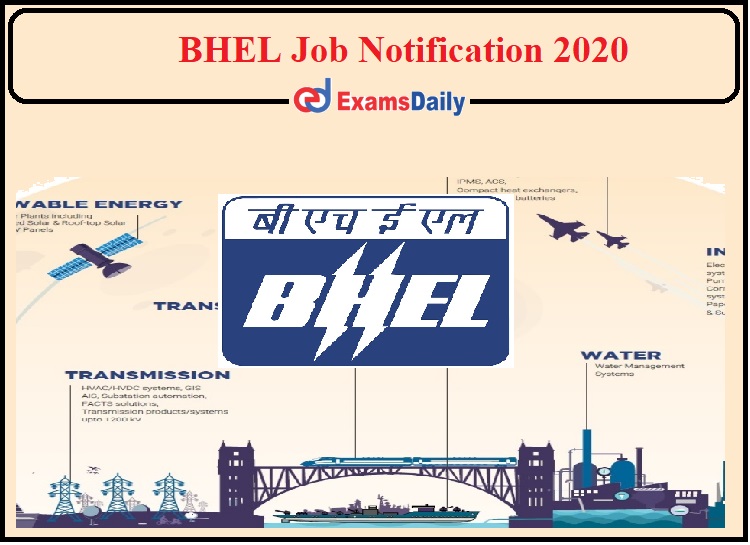 BHEL Job Notification 2020 Released- Civil Engineers Can Apply Direct Selection!!!
