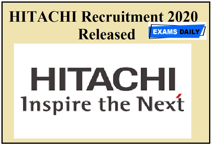 HITACHI Recruitment 2020 Released – Apply For Full Stack Developer Vacancies