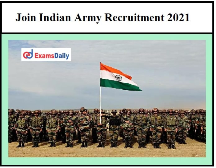  Join Indian Army Recruitment  2022 OUT Soldier GD Other 
