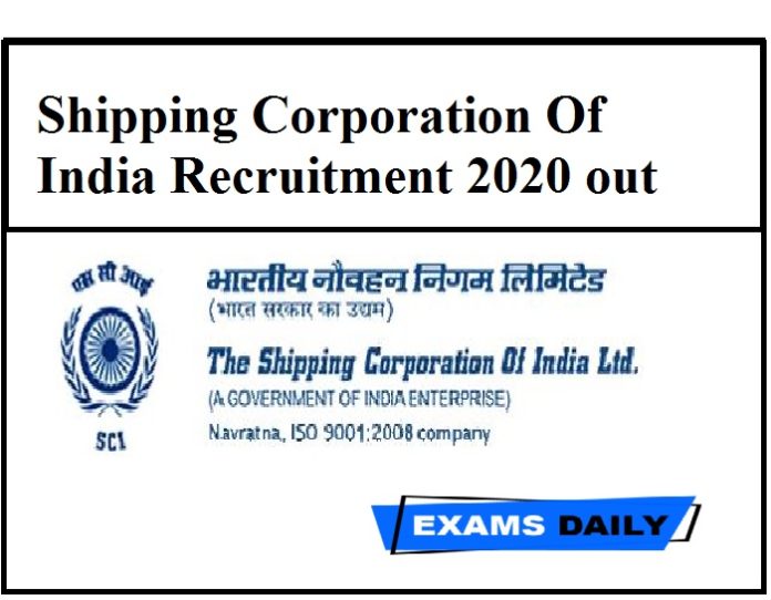 Jobs in shipping companies in india for freshers