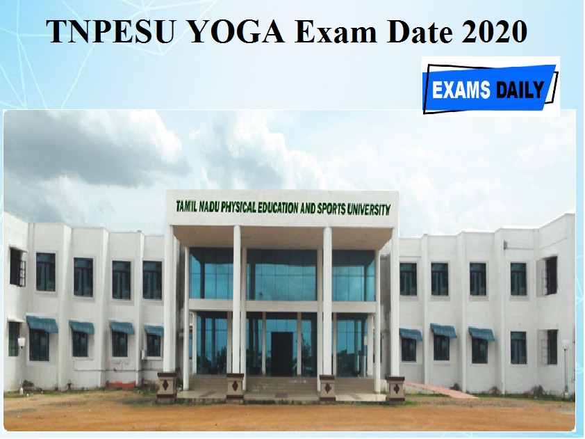 TNPESU Exam Date 2020 ReleasedDownload Admit Card Here