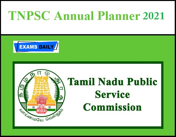 tnpsc annual planner 2021