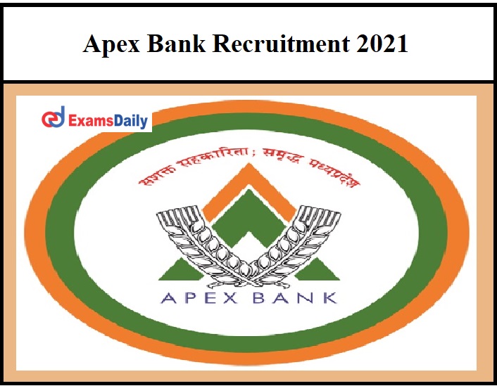 Apex Bank Recruitment 21 Out Apply Online For 70 Manager Other Vacancies Here