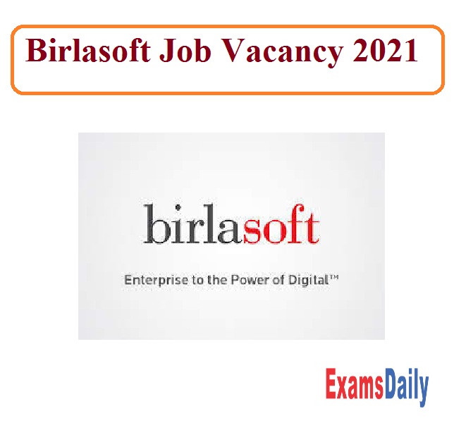 Birlasoft Job Vacancy 2021 Released – Sr. Test Lead Posts!!
