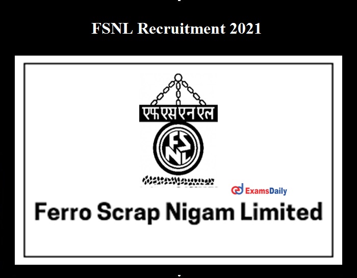 FSNL Recruitment 2021 OUT