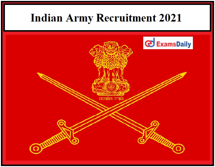 Indian Army ARO Pune Recruitment 2021 OUT – Apply Online for Sepoy Pharma Vacancies @joinindianarmy.nic.in!!!