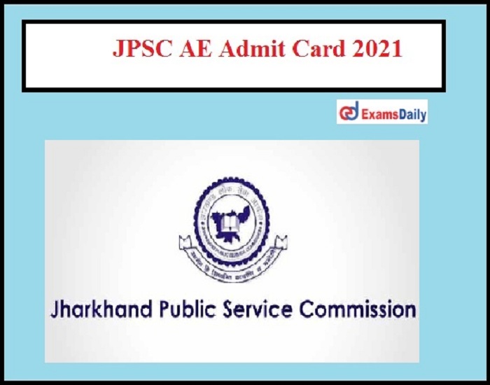 JPSC AE Admit Card 2021