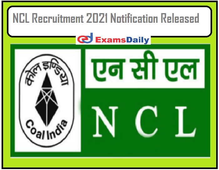 Ncl Recruitment 21 Notification Released By Pesb Any Degree Can Apply Now