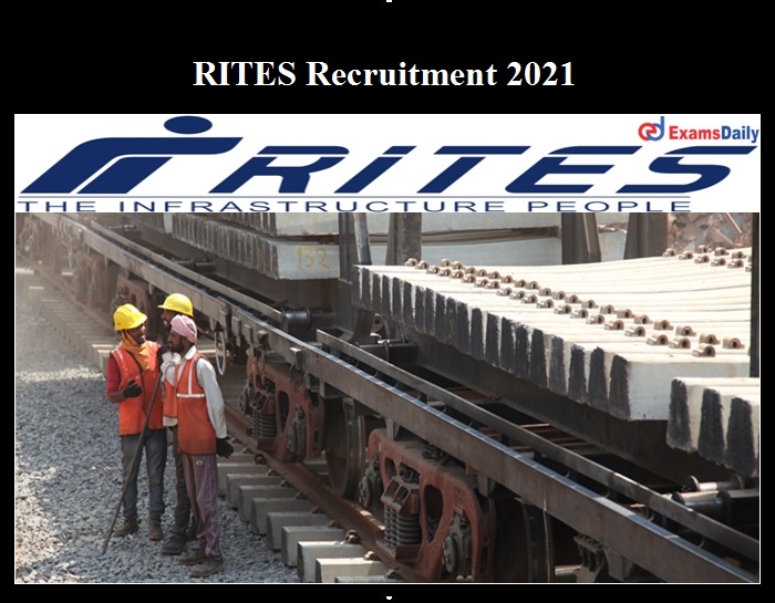 RITES Recruitment 2021 OUT