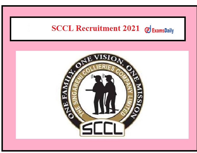 SCCL Recruitment 2021