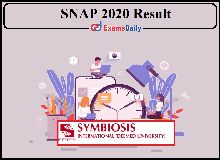 SNAP 2020 Result - Check Result Date Details!!!