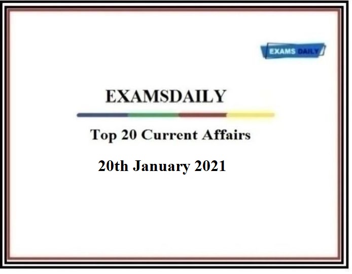 Top 20 20th January 2021 CA
