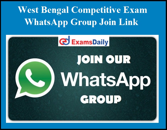 West Bengal Competitive Exam WhatsApp Group Join Link