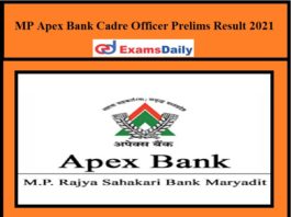 Mp Apex Bank Clerk Phase Ii Result 17